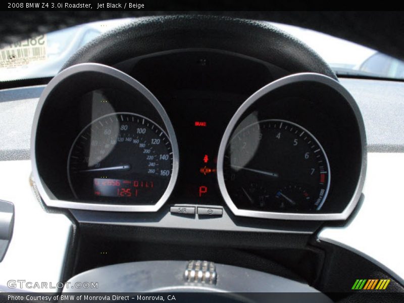 Jet Black / Beige 2008 BMW Z4 3.0i Roadster