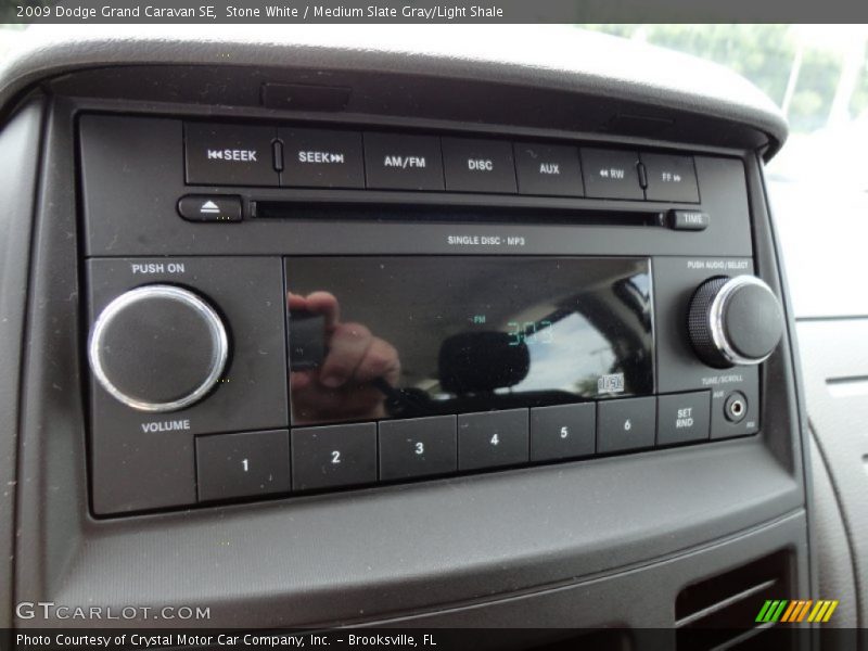 Stone White / Medium Slate Gray/Light Shale 2009 Dodge Grand Caravan SE