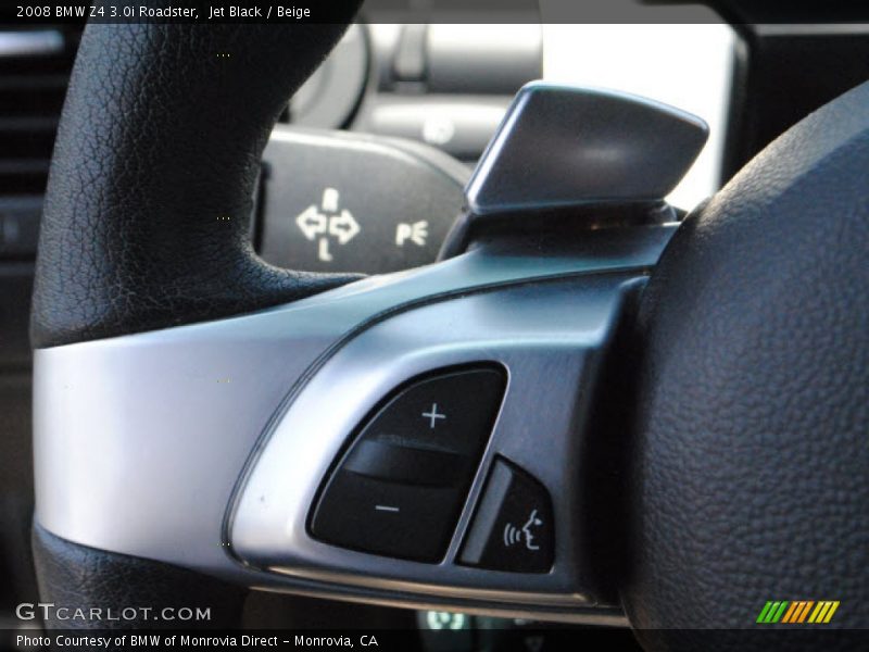 Jet Black / Beige 2008 BMW Z4 3.0i Roadster