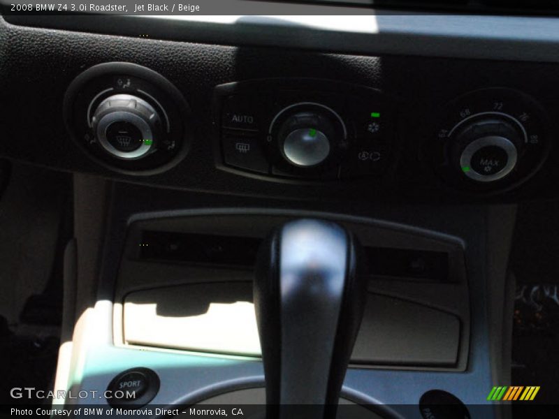 Jet Black / Beige 2008 BMW Z4 3.0i Roadster