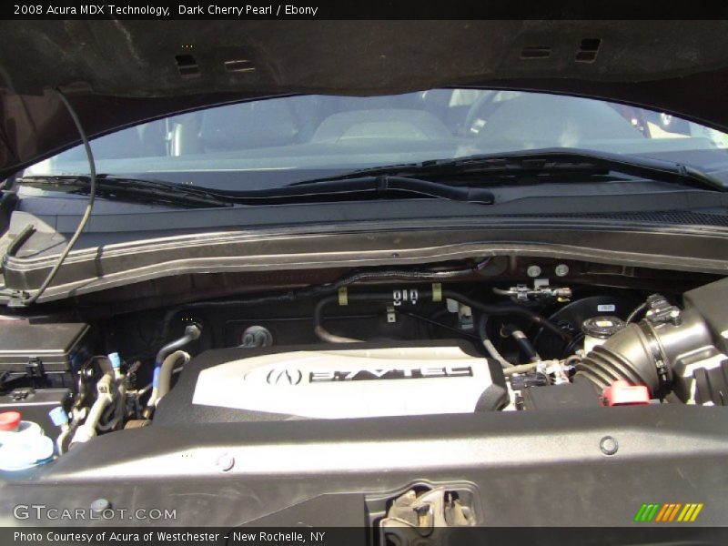 Dark Cherry Pearl / Ebony 2008 Acura MDX Technology