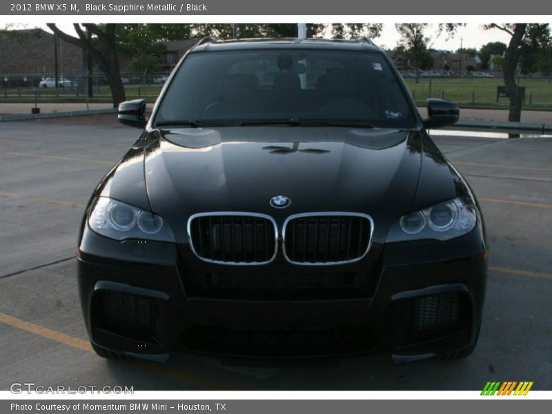 Black Sapphire Metallic / Black 2012 BMW X5 M