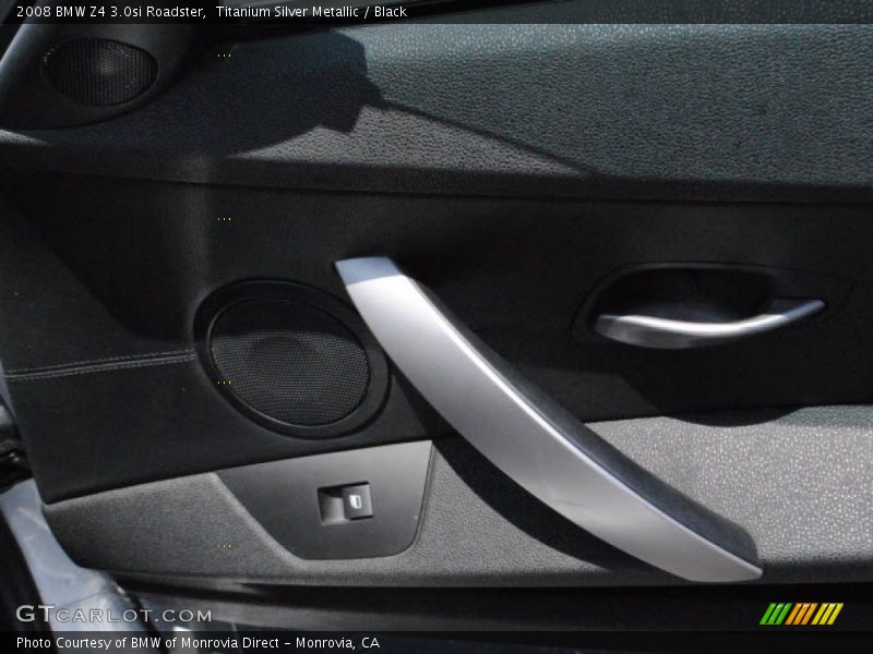 Titanium Silver Metallic / Black 2008 BMW Z4 3.0si Roadster