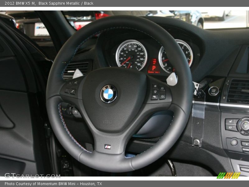 Black Sapphire Metallic / Black 2012 BMW X5 M