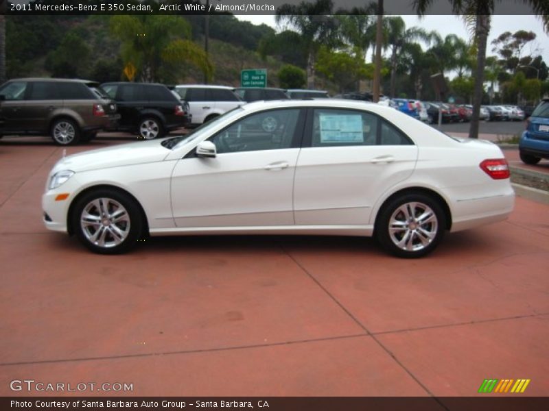 Arctic White / Almond/Mocha 2011 Mercedes-Benz E 350 Sedan