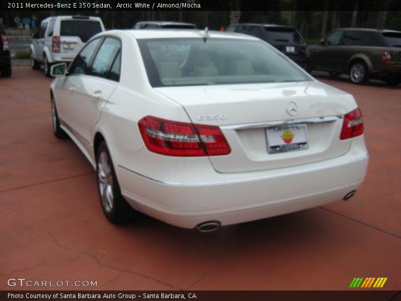 Arctic White / Almond/Mocha 2011 Mercedes-Benz E 350 Sedan