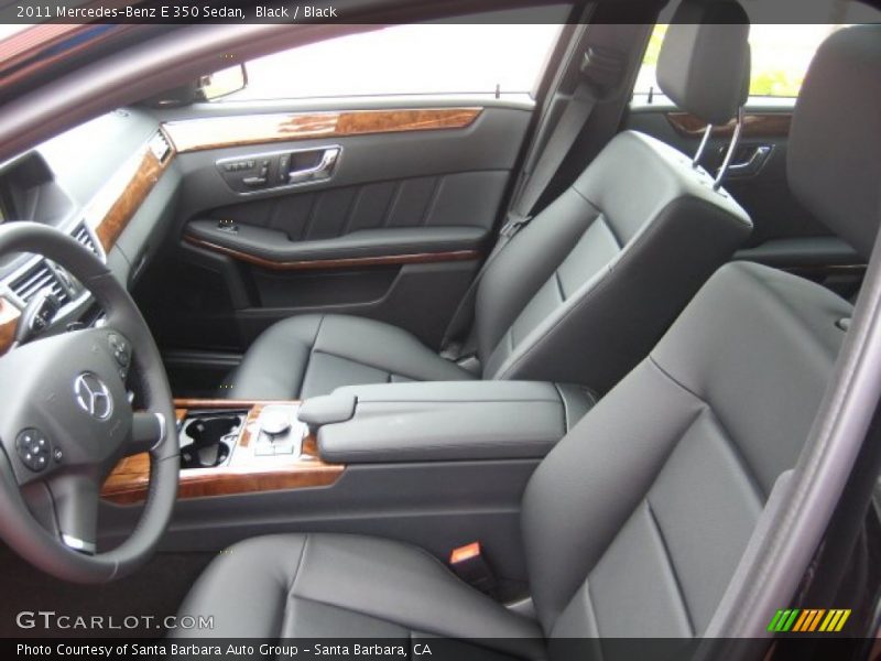 Black / Black 2011 Mercedes-Benz E 350 Sedan