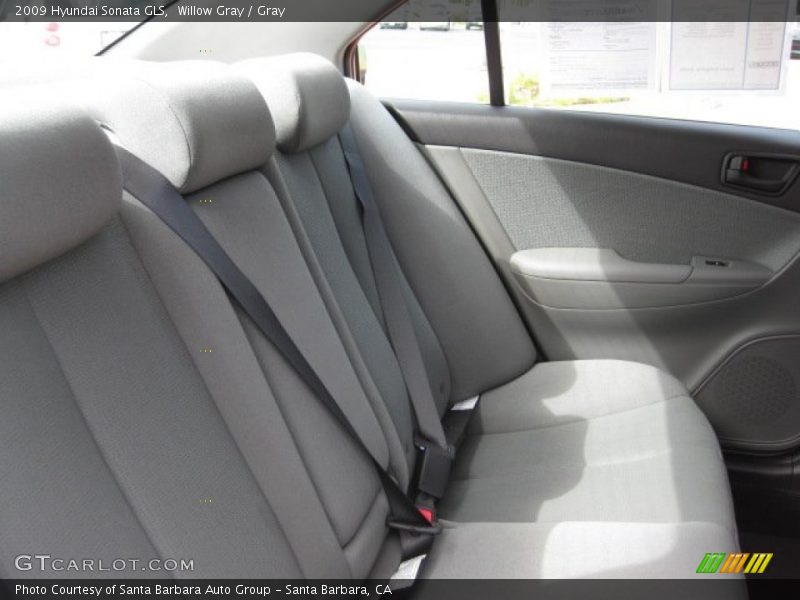 Willow Gray / Gray 2009 Hyundai Sonata GLS