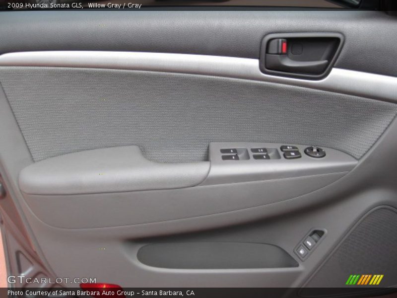 Willow Gray / Gray 2009 Hyundai Sonata GLS
