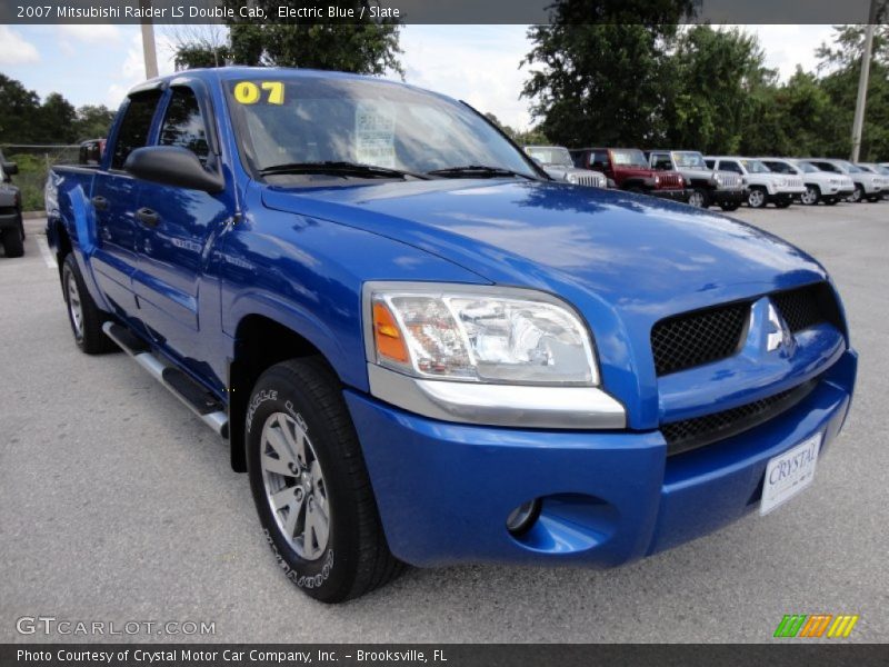 Electric Blue / Slate 2007 Mitsubishi Raider LS Double Cab