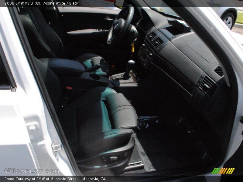Alpine White / Black 2008 BMW X3 3.0si