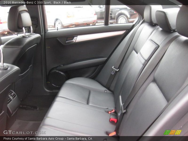 Black / Black 2010 Mercedes-Benz C 300 Sport