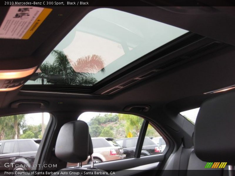 Black / Black 2010 Mercedes-Benz C 300 Sport