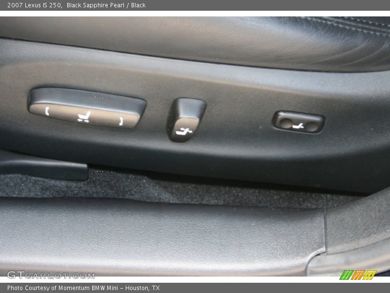Black Sapphire Pearl / Black 2007 Lexus IS 250