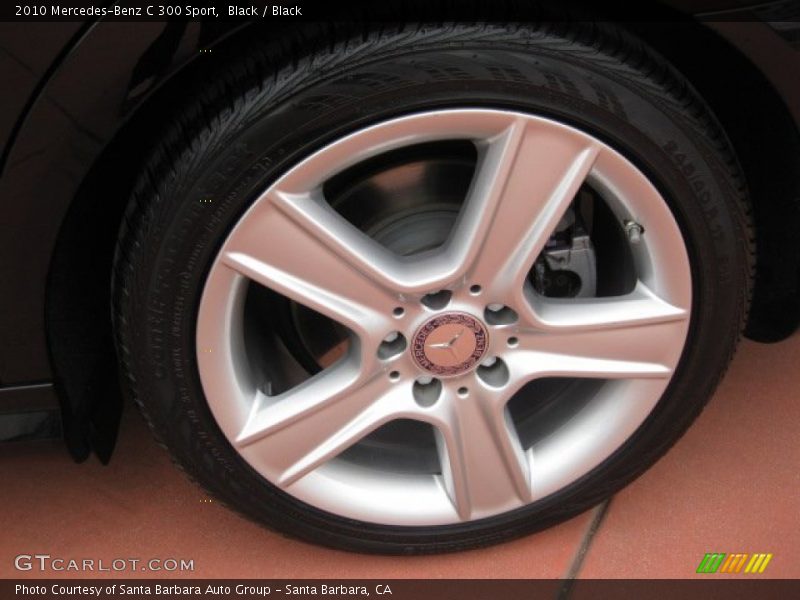 Black / Black 2010 Mercedes-Benz C 300 Sport