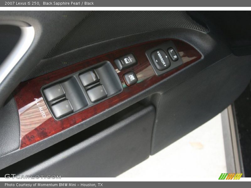 Black Sapphire Pearl / Black 2007 Lexus IS 250