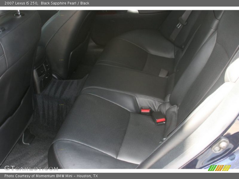 Black Sapphire Pearl / Black 2007 Lexus IS 250