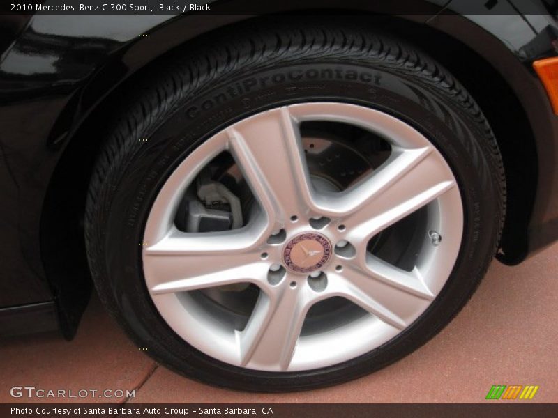 Black / Black 2010 Mercedes-Benz C 300 Sport