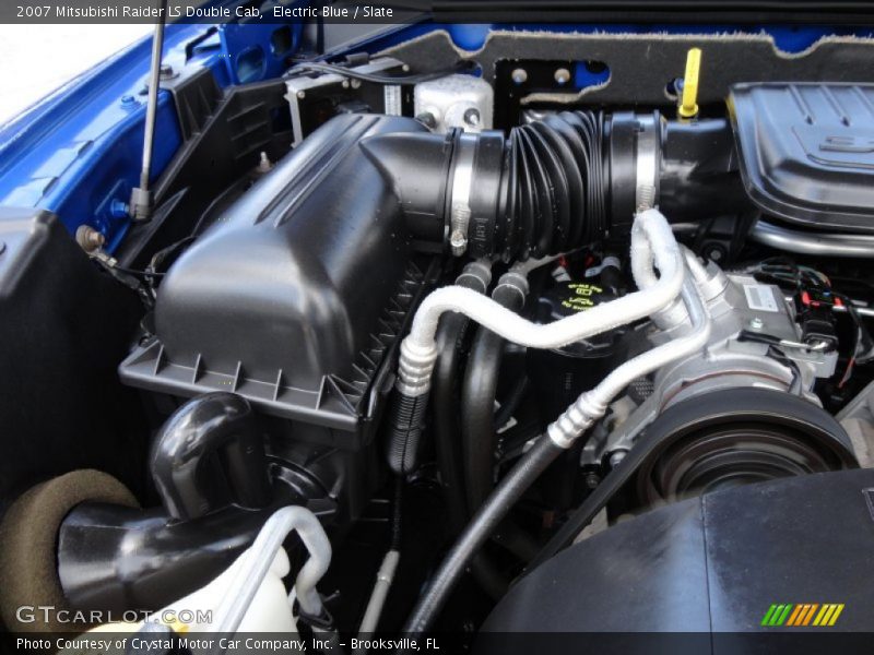 Electric Blue / Slate 2007 Mitsubishi Raider LS Double Cab