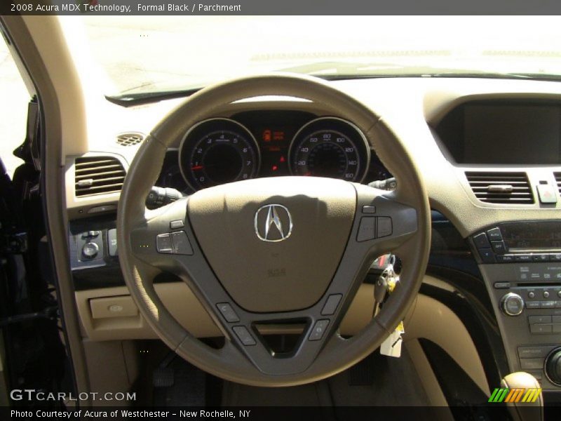 Formal Black / Parchment 2008 Acura MDX Technology