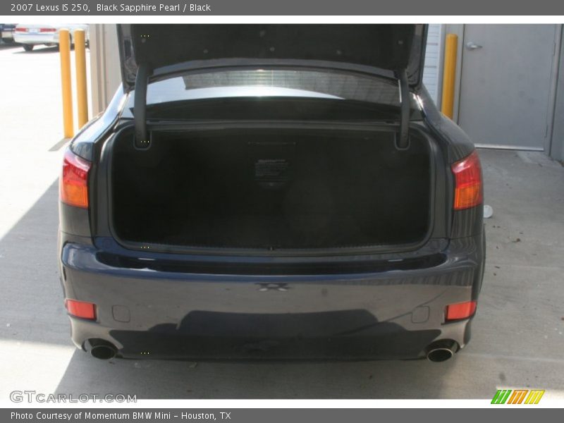 Black Sapphire Pearl / Black 2007 Lexus IS 250