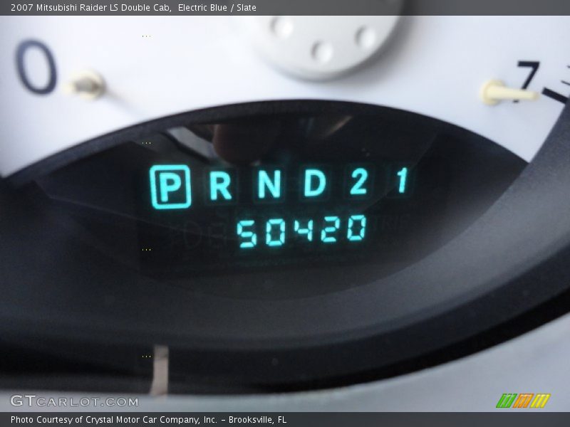 Electric Blue / Slate 2007 Mitsubishi Raider LS Double Cab