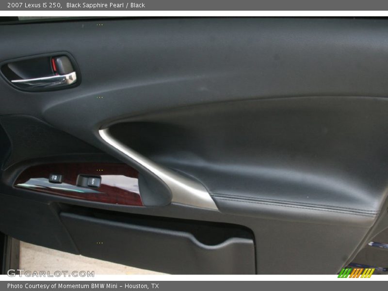 Black Sapphire Pearl / Black 2007 Lexus IS 250