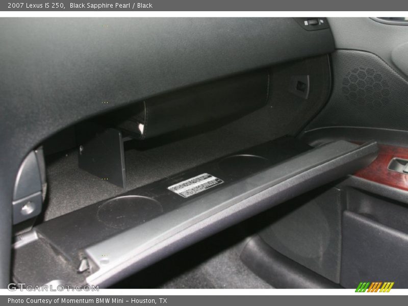 Black Sapphire Pearl / Black 2007 Lexus IS 250