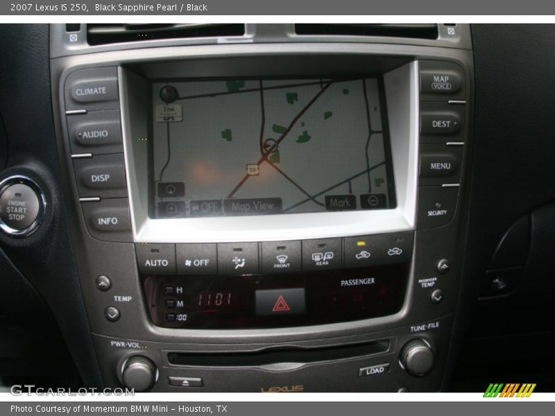 Black Sapphire Pearl / Black 2007 Lexus IS 250