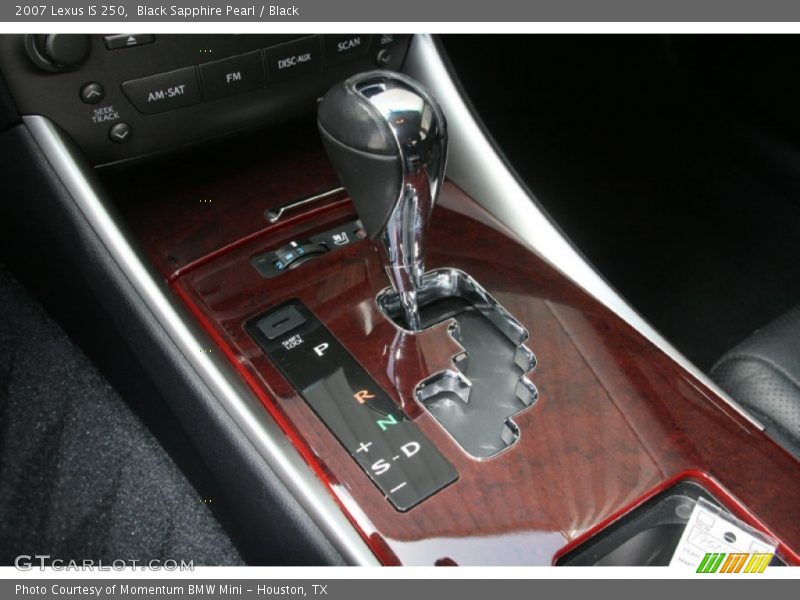 Black Sapphire Pearl / Black 2007 Lexus IS 250