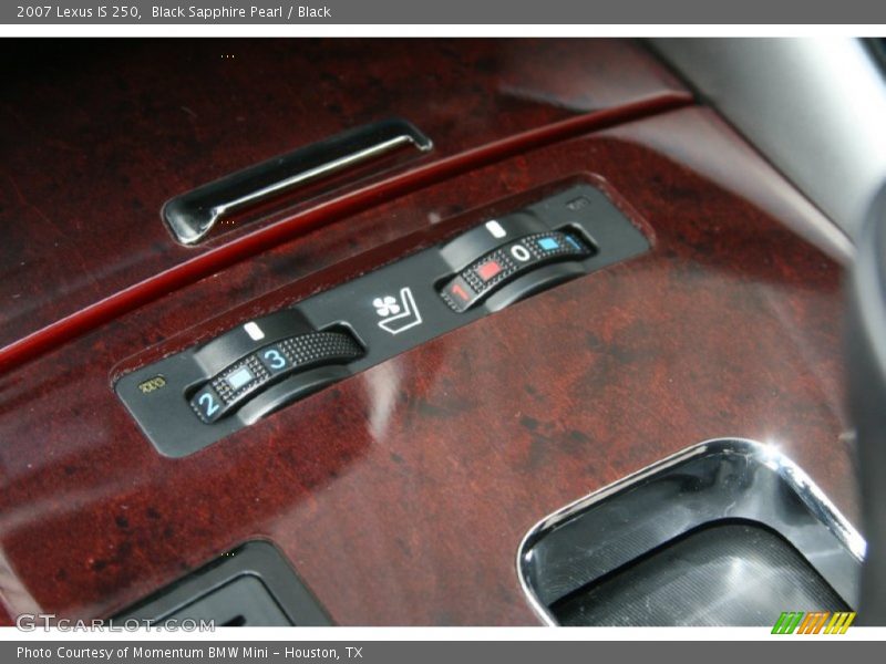 Black Sapphire Pearl / Black 2007 Lexus IS 250