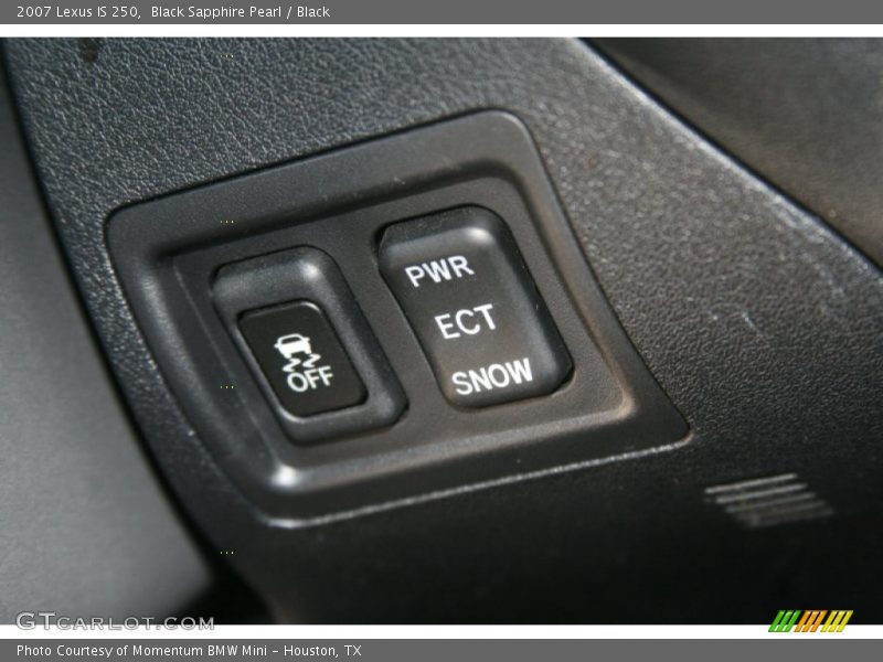 Black Sapphire Pearl / Black 2007 Lexus IS 250
