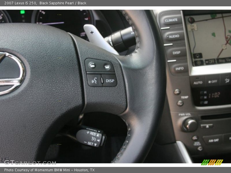 Black Sapphire Pearl / Black 2007 Lexus IS 250
