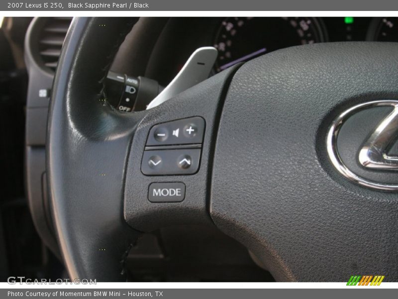 Black Sapphire Pearl / Black 2007 Lexus IS 250