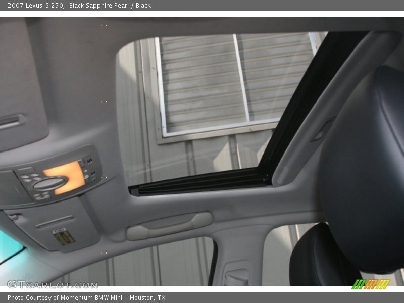Black Sapphire Pearl / Black 2007 Lexus IS 250