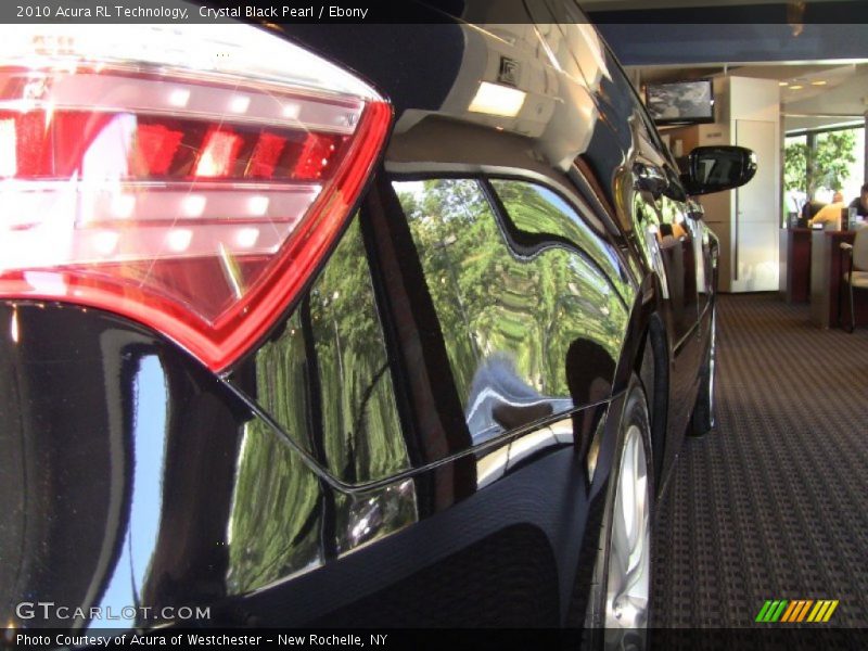 Crystal Black Pearl / Ebony 2010 Acura RL Technology