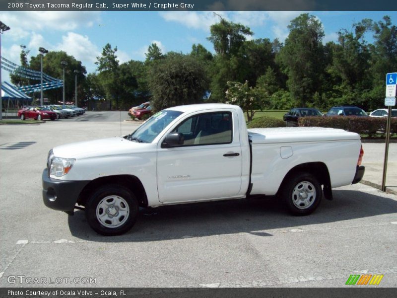 Super White / Graphite Gray 2006 Toyota Tacoma Regular Cab