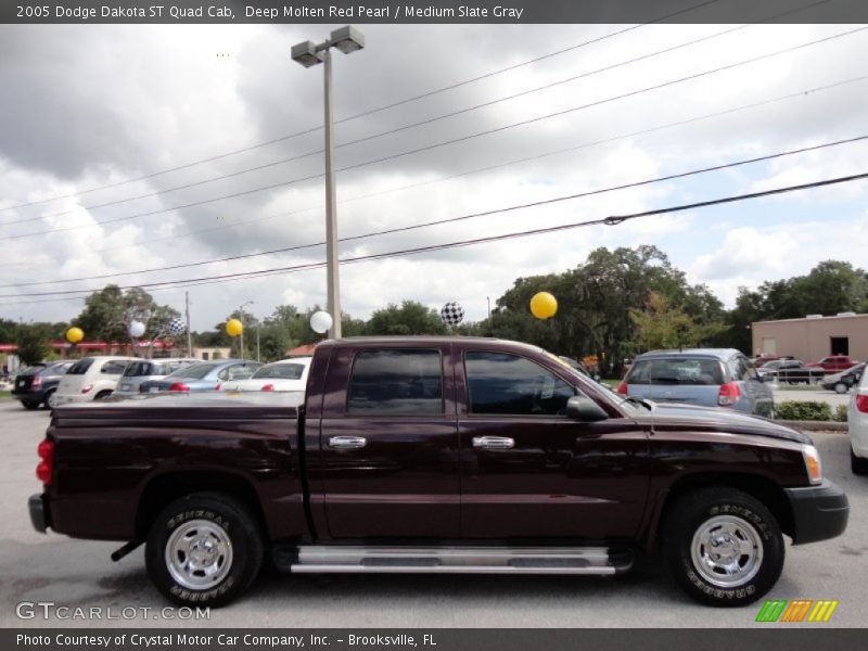  2005 Dakota ST Quad Cab Deep Molten Red Pearl