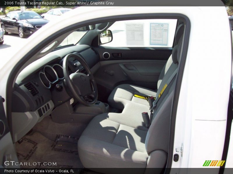 Super White / Graphite Gray 2006 Toyota Tacoma Regular Cab