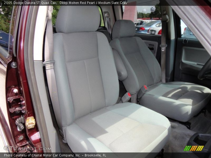 Deep Molten Red Pearl / Medium Slate Gray 2005 Dodge Dakota ST Quad Cab