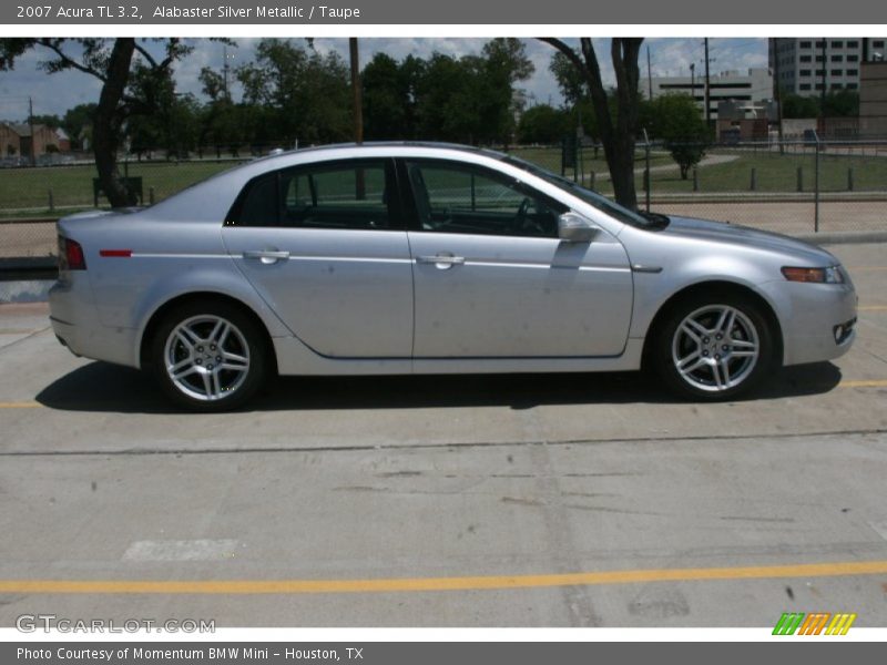 Alabaster Silver Metallic / Taupe 2007 Acura TL 3.2