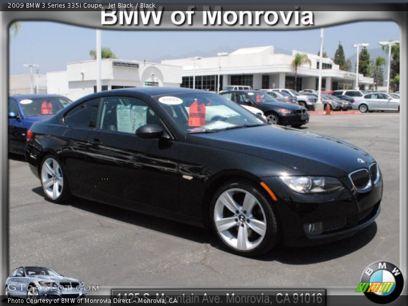 Jet Black / Black 2009 BMW 3 Series 335i Coupe