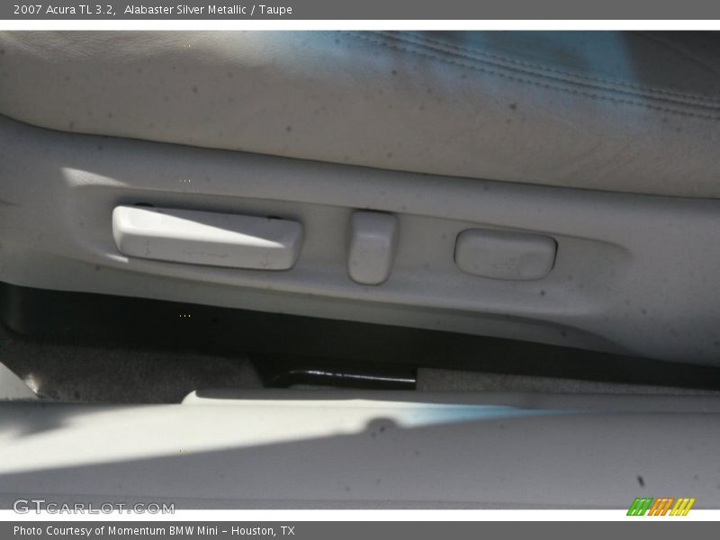 Alabaster Silver Metallic / Taupe 2007 Acura TL 3.2
