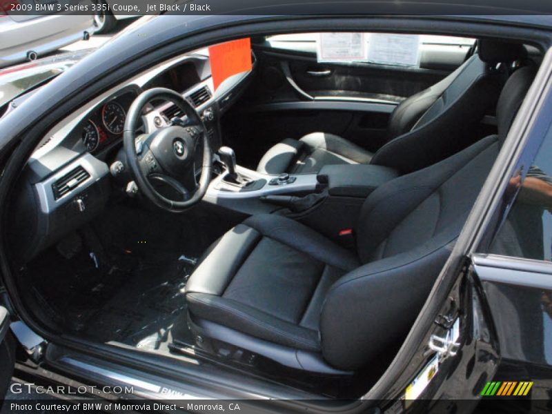 Jet Black / Black 2009 BMW 3 Series 335i Coupe