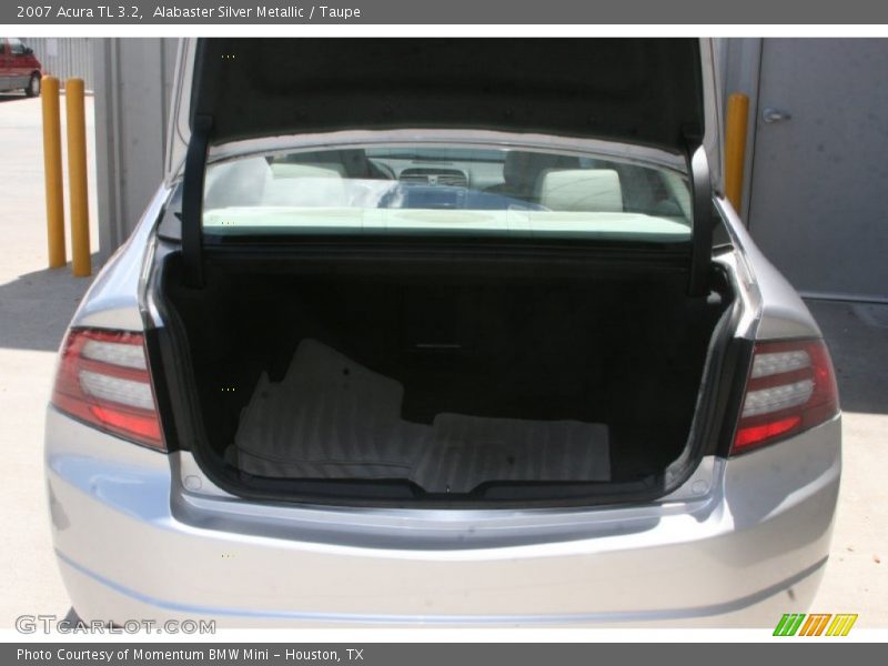 Alabaster Silver Metallic / Taupe 2007 Acura TL 3.2