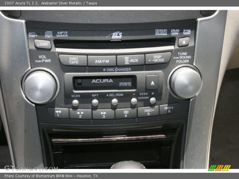 Alabaster Silver Metallic / Taupe 2007 Acura TL 3.2