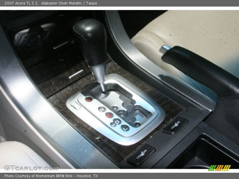 Alabaster Silver Metallic / Taupe 2007 Acura TL 3.2