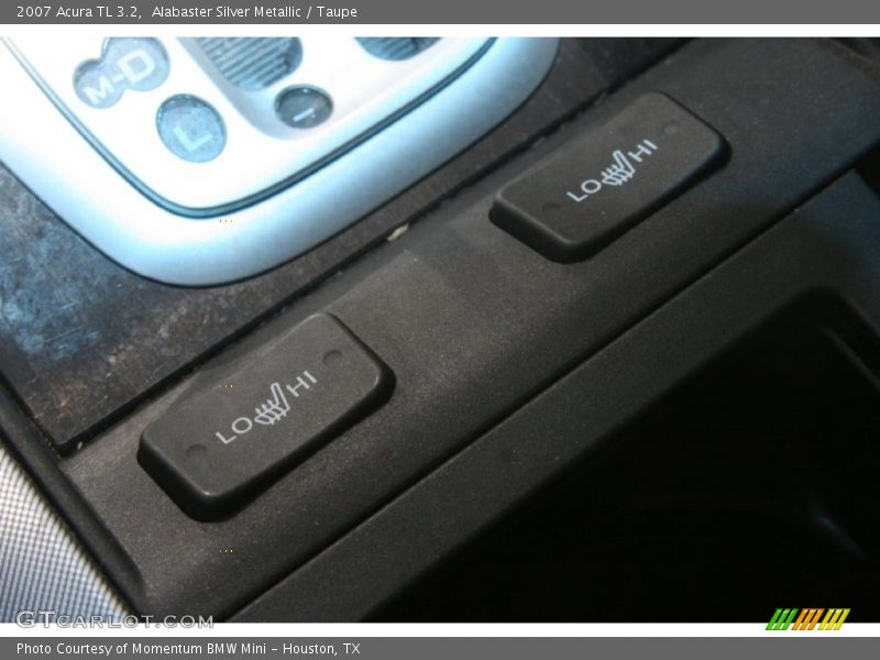 Alabaster Silver Metallic / Taupe 2007 Acura TL 3.2