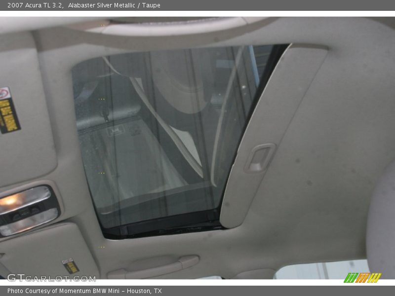 Alabaster Silver Metallic / Taupe 2007 Acura TL 3.2