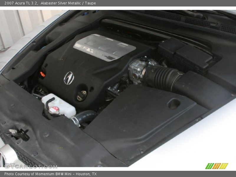 Alabaster Silver Metallic / Taupe 2007 Acura TL 3.2